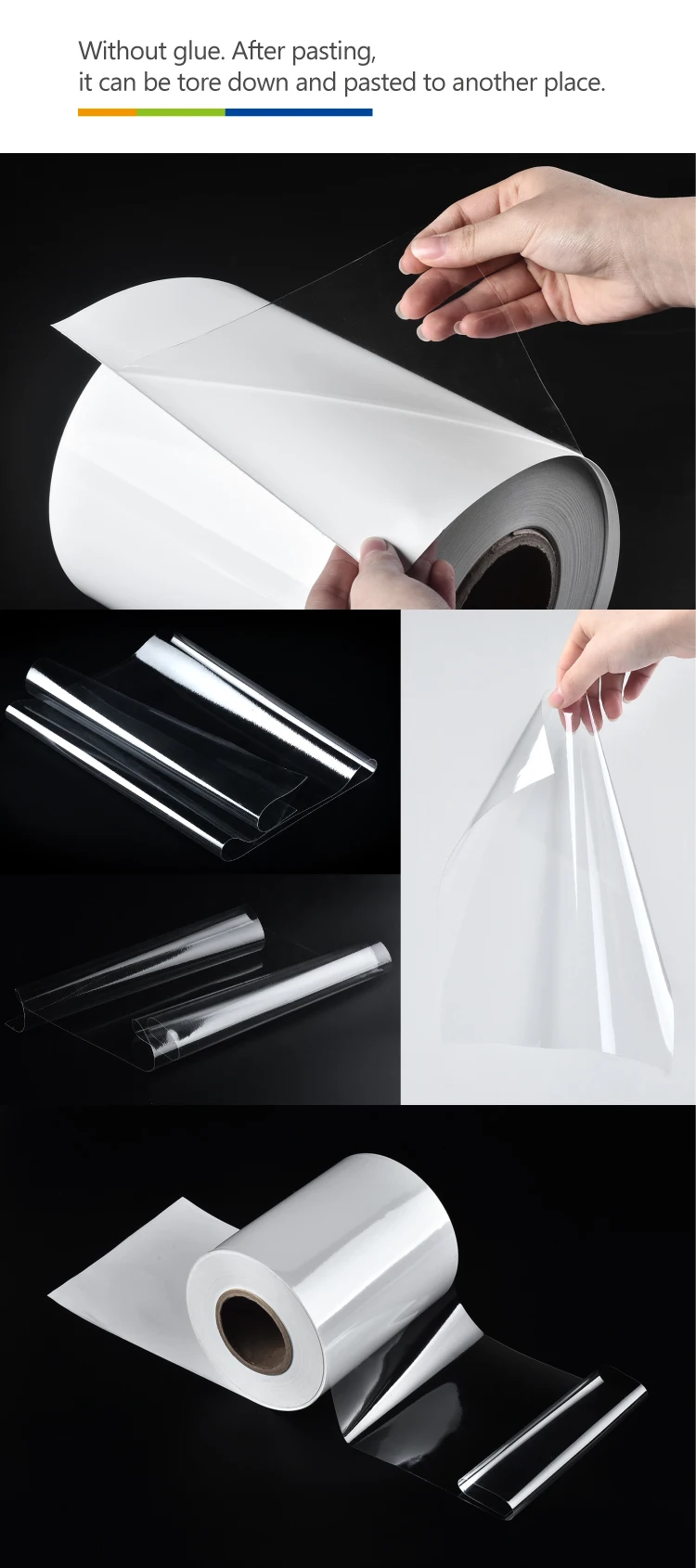 Super Clear Static Cling Glass Window Vinyl Film Buy Clear Static