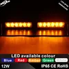 12W LED Strobe Dash Deck Light , Police Windshield warning LED strobe light 12V