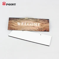 

Sublimation blank mdf wooden welcome sign hangers