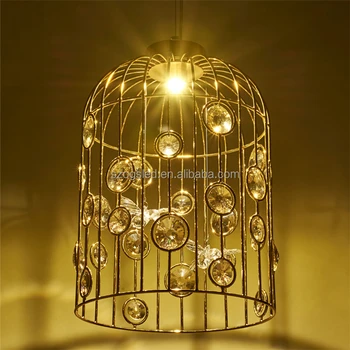 Style Chinois Orchrome Cage à Oiseaux En Fer Lustre En Cristal Pour Projet De Restaurant Buy Lustre De Style Chinoislustre En Orlustre En Cristal