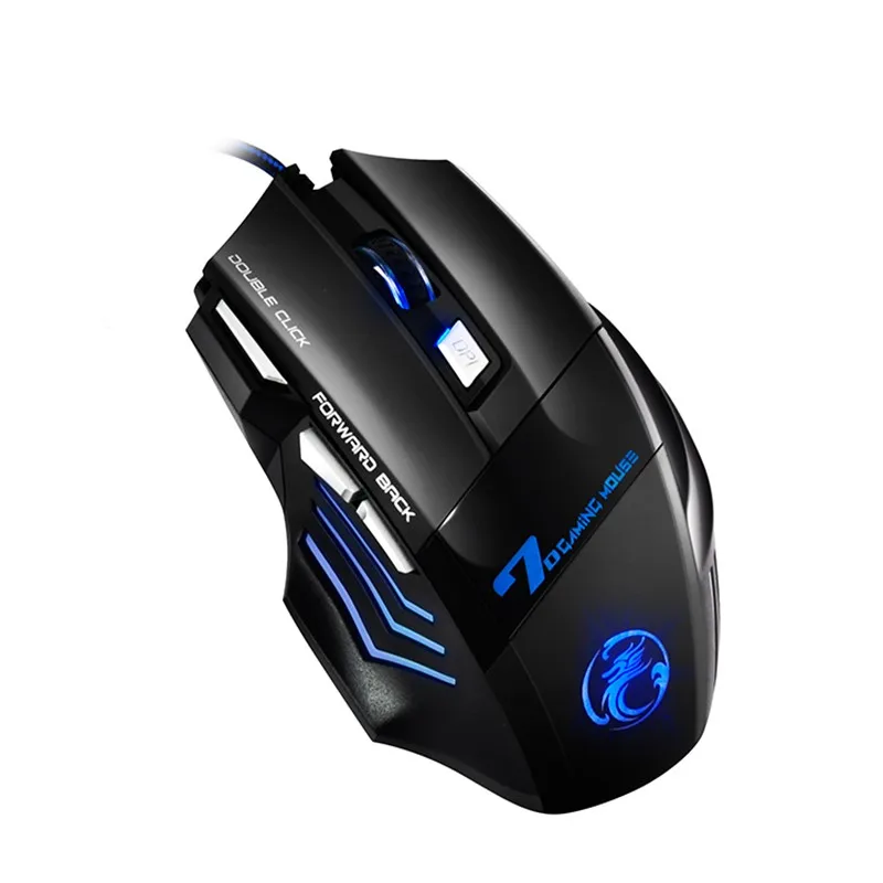 

X7 Wired Gaming Mouse Professional 7 Buttons LED Optical Game Ergonomic Mouse Mice for PC Laptop Computer Mouse Gamer