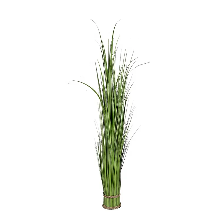 

XQ-5076 120cm high dark green artificial crafted onion grass for home decoration, Dark green decorative indoor grass plant