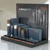 Acrylic Oil-Base Foundation Display Rack Skin Care Product Display Stand Lucite man skincare unit displays