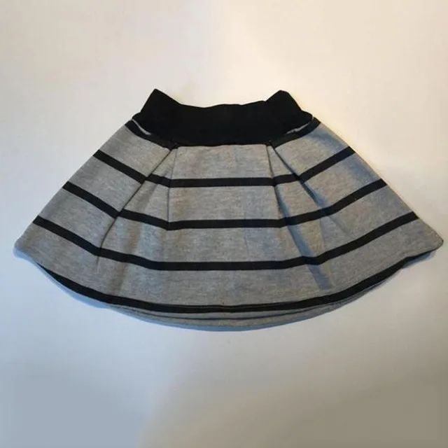 

Hu Sunshine Wholesale girls cotton stripe gray skirt