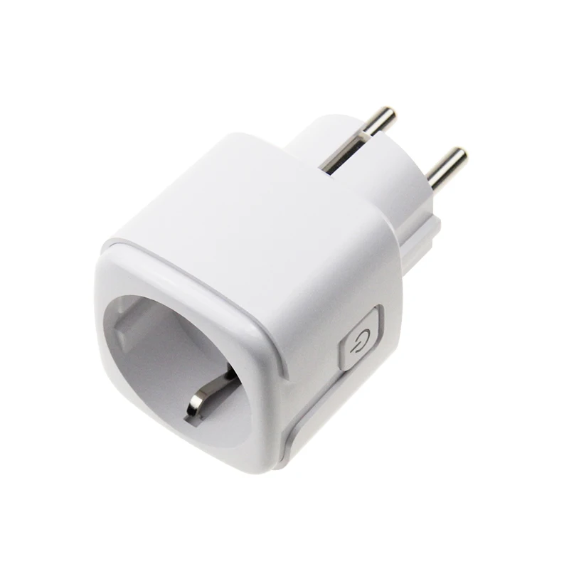 

Alexa and Google home voice controlled smart wifi EU standard socket plug, White