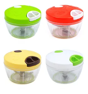 Image of Top Sale Hand Chopped Onion Garlic Mini Food Chopper Chip Cutter Manually Pull On The Rope Vegetable Shredder
