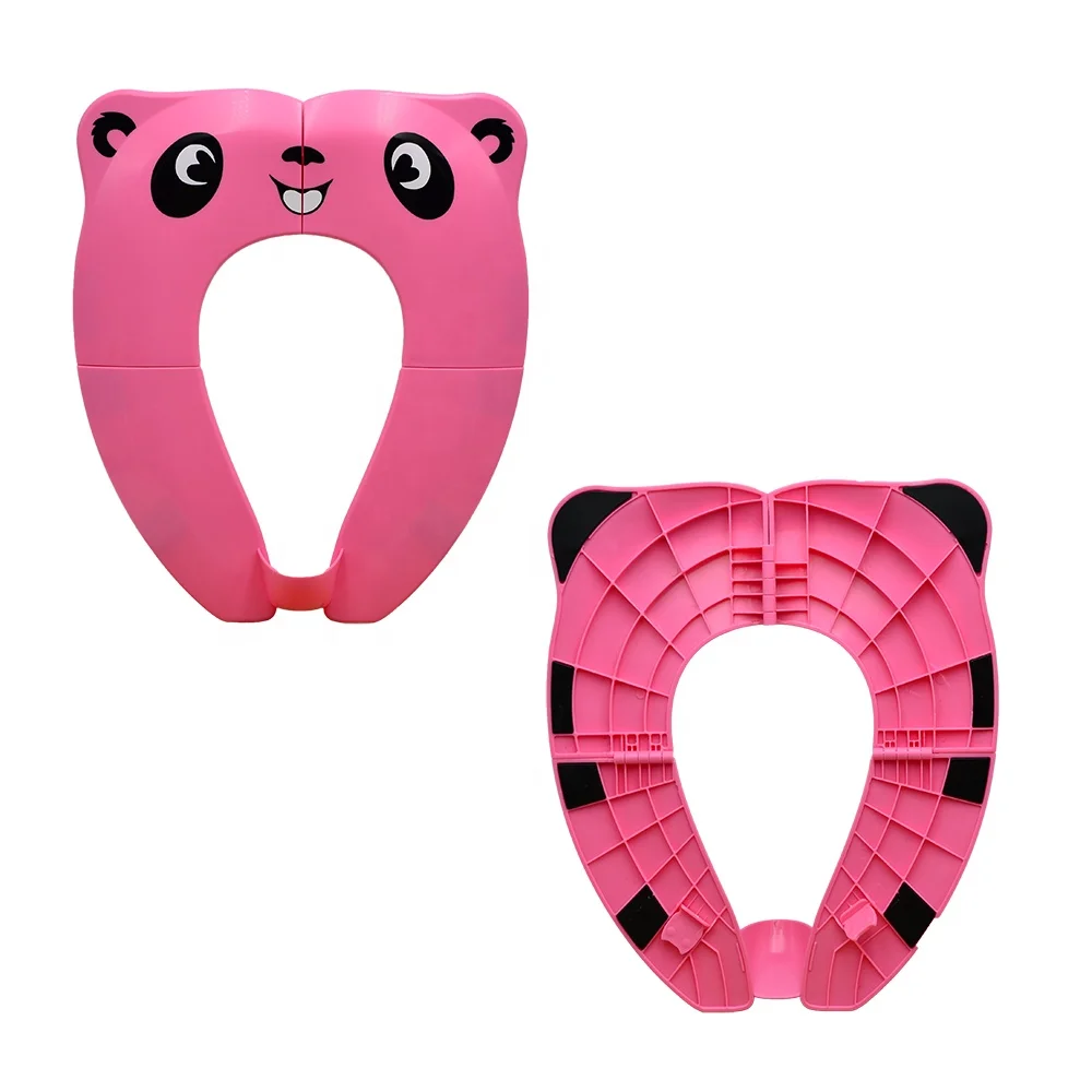 Foldable Travel Portable Kids Folding Toilet Trainer Seat Baby Potty Training Seat