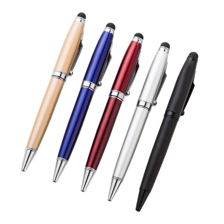 Promotional Custom Logo Metal Stylus Pen Personalised Matte Black Pen