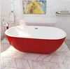 hot tub/free standing bath/red solid stone bathtub,hot tub