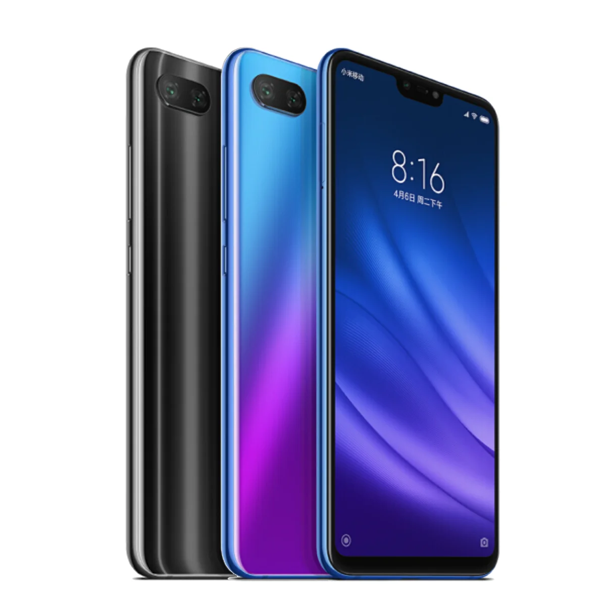 

Xiaomi Mi 8 Lite FHD Screen Original Global Version Snapdragon 660AIE MIUI 10 Android Dual SIM Smartphone, Aurora blue;midnight black