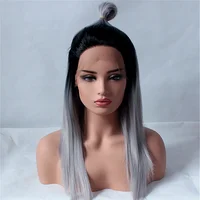 

Private Label Heat Resistant Synthetic Lace Front Wig with Customization