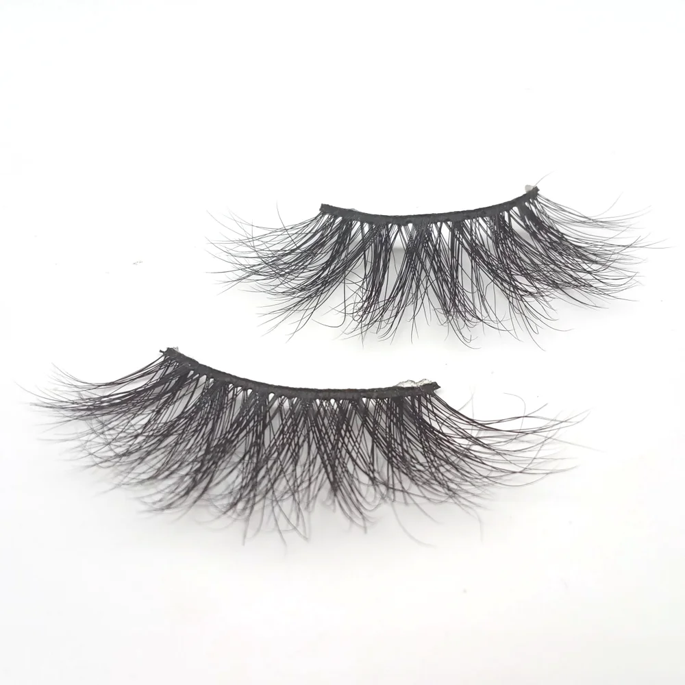 

FREE SAMPLE Of 3 Pair 25 MM 3D Siberian Real Mink Eyelash With Private Label Magnetic Lash Box, Natural black