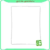 Best Price For iPad 3 3rd Gen LCD Touch Screen Digitizer Mid Frame Plastic Bezel Screen Support Parts White/Black Replacement