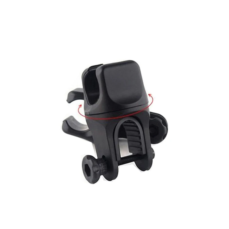 

Rockbros 360 degree rotating bike clip flashlight bicycle light clip lamp holder, Black