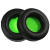 Original Replacement Ear Pads Protein Leather Green Mesh Material Earpads for Razer Kraken 7.1 V2 Pro Headsets Hot Accessories