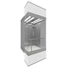 Panoramic Elevator Lift Price With Glass Elevator Cabin From China