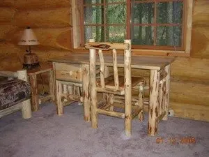 Rustic Log Cabin Desk Buy Desk Product On Alibaba Com