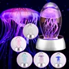 Amazon Hot Sale Colored Jellyfish Crystal Custom Color Jellyfish Blown Glass Ball with Led Light for Party Decoration Gift