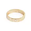 Unisex Twinkle Band Ring 925 Sterling Silver Ring Engraved With Five Crystal Studded Starburst CZ
