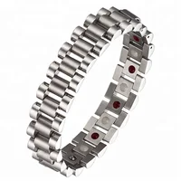 

classic high quality brand band stainless steel magnetic bracelet