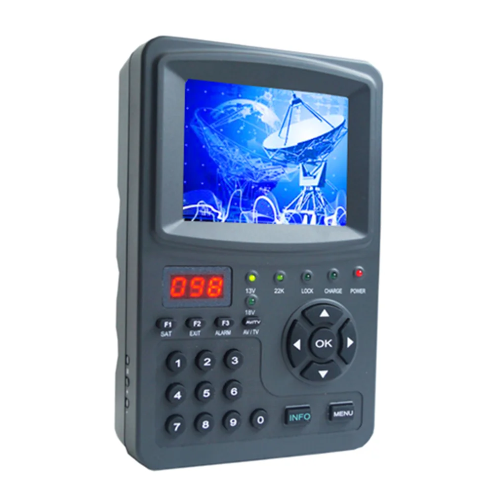 

HD Smart Signal Test 3.5Inch Digital Satellite Finder KPT-968G, Black