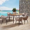 Rope Weaving Outdoor Furniture Chair and Table