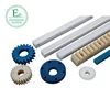 engineering plastic injection molding machine make Nylon plastic gear rack and pinion for robt