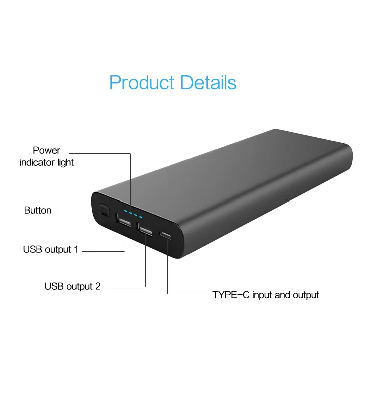 New 87w Pd Power Bank Usb C Input/output 26000mah 3-port Portable Charger For Laptop And Phone - Buy 87w Pd Power Bank,Power Bank Usb C,Pd Power Bank Product Alibaba.com