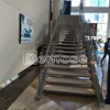 stairs with double stringer design/staircase post in black