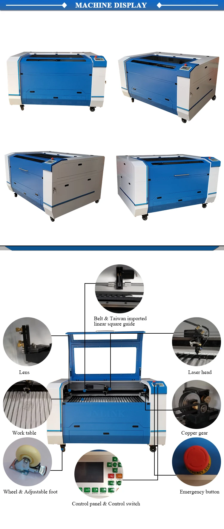 Speedy 100 co2 laser cutter / engraver price cnc ldf laser cutting and engraving machine 1390