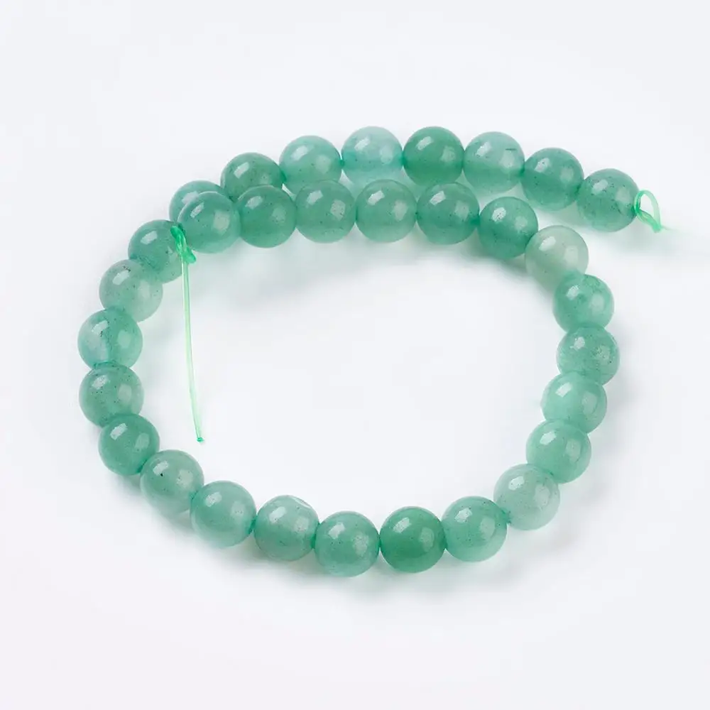 

PandaHall 6mm Natural Gemstone Price of LightGreen Aventurine Stone Quartz Beads