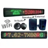 New technology M500N-7x80RG (WIFI+Inbuilt Or External Voice Speaker) Queue Magment System LED Message Display