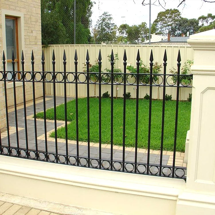 Black Classic Modern Metal Garden Fencing - Buy Metal Garden Fencing ...