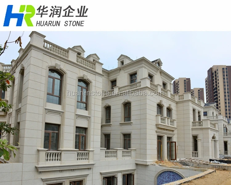 moca creme limestone exterior project