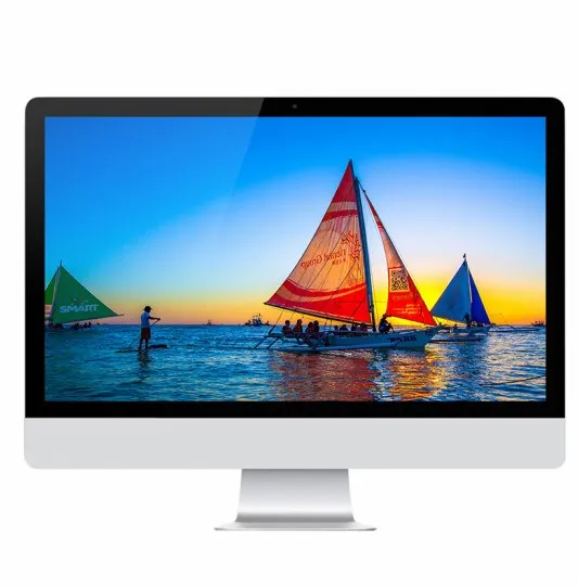 

2018 NEW 23.8 inch All-in-one PC . RAM 4GB 500GB HDD all in one pc computer All in one pc computer, Silver