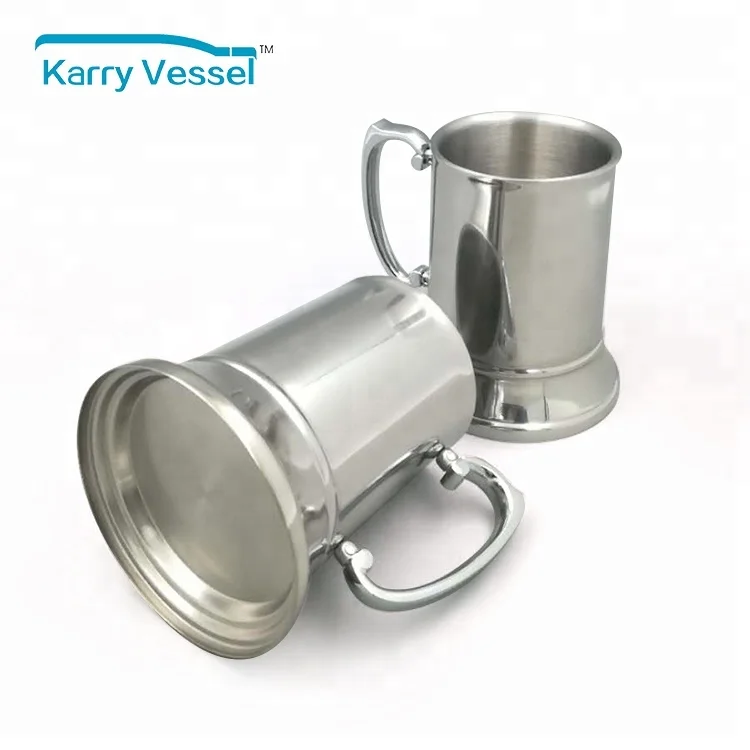 

KARRY Vacuum Insulated Stainless Steel 450ml tumbler thermos beer mug stanley cup drinkware tankard with handle