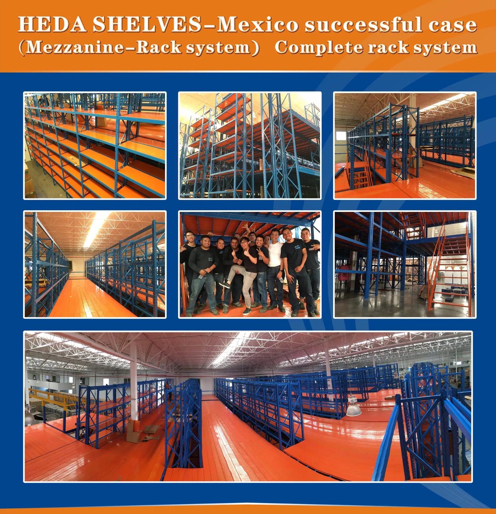 HEDA Metallic Multi Racks - Customizable Mezzanine Solutions