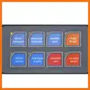8 push button metal dome tactile switch membrane keypad