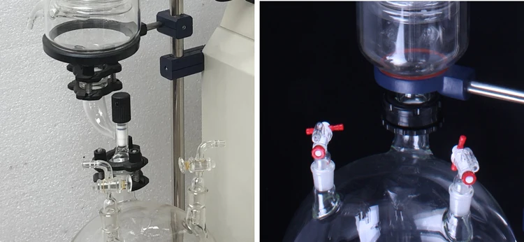 20l Rotovap Price of Rotary Evaporator Extraction Distillation Device Glass Reactor  