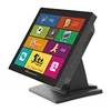 15 inch full flat touch screen pos system with printer and cash drawer all in one for food court