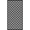 SUS201 Islamic Laser Cut Decorative Screen For Outdoor Metal Wall Art
