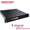Best selling 4 channels IP multiplexing scrambler supporting 16*ASI or 4*ASI or 8*DVB-S2 tuner in tv broadcasting equipment