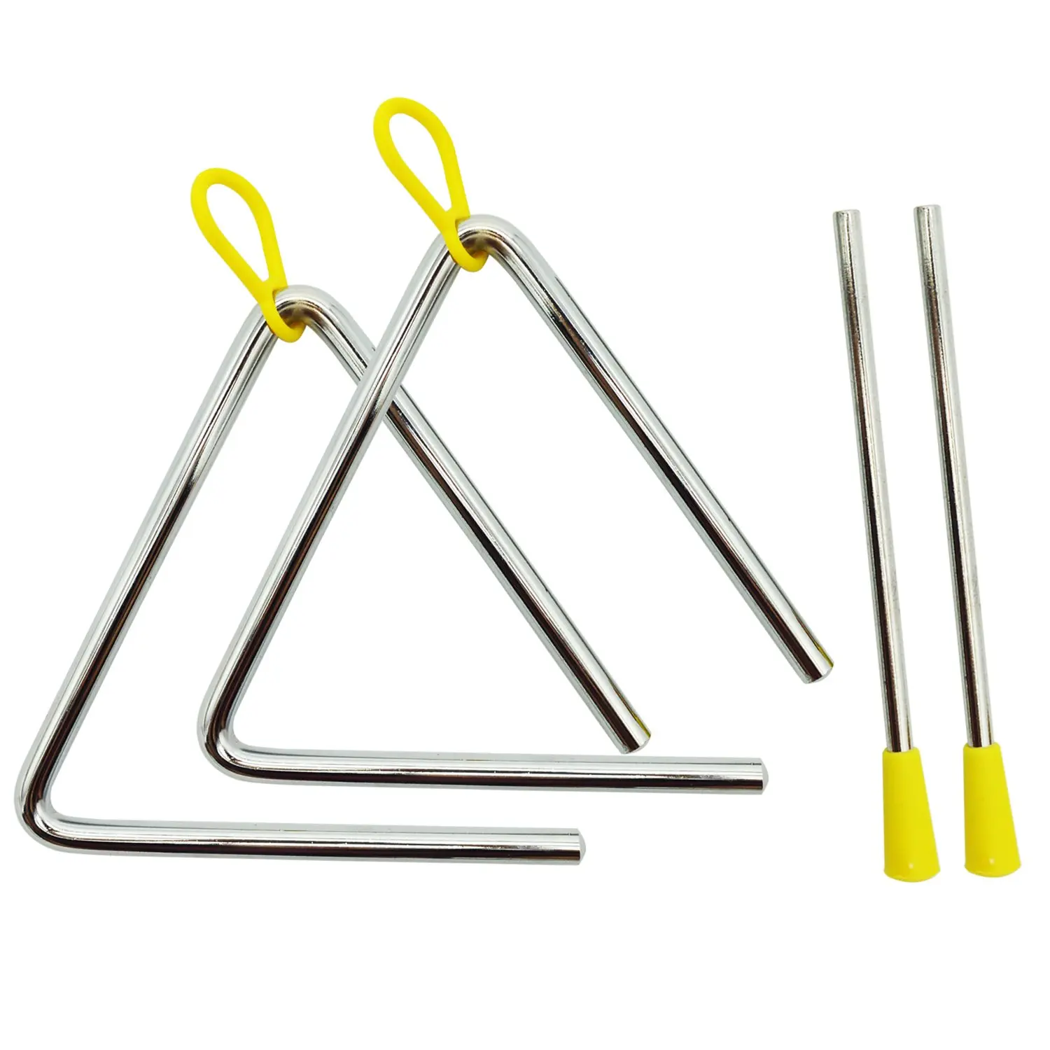 Buy 2pcs Musical Triangle Doubletwo 5 Inch Percussion Triangle Musical