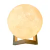 16 Color Changing 8-20CM 0.5w USB Touch Sensor Switch Led 3D Moon Lamp night light