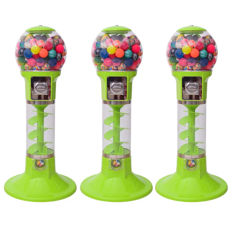 High Quality Spiral Gumball Capsules Vending Machine With Capsule Toys ...