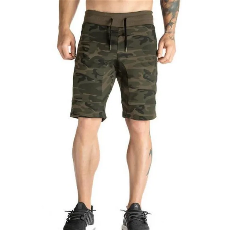 

Wholesale custom camo gym shorts men for gym sports, Same as picture or customized make