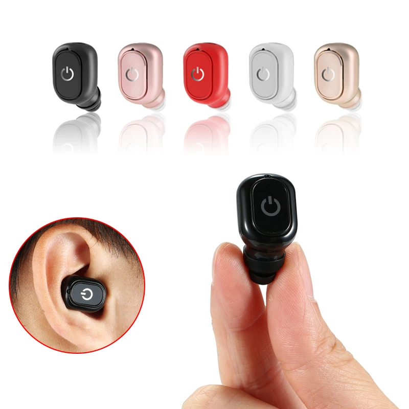 

Smart / Light / Convenient Wireless Earphones / Headset / Headphone With Microphone For Mobile Phone, Black, red, rosegold, gold, silver