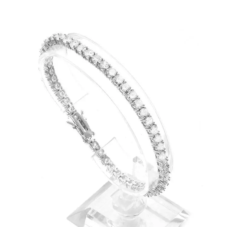 Hiphop Jewelry Men Chain Cubic Zirconia Tennis Necklace Buy Cubic