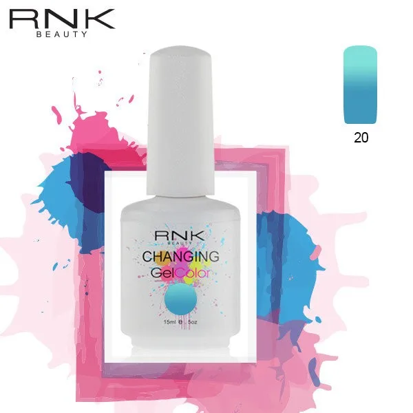 RNK 3 step temperature color changing nail gel polish for beauty nails6