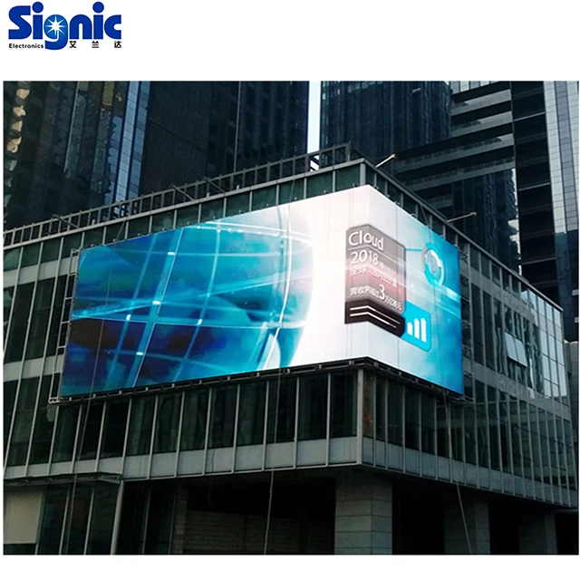 Advertising Led Display Outdoor Building Facade Shopping Mall Screen P5 ...